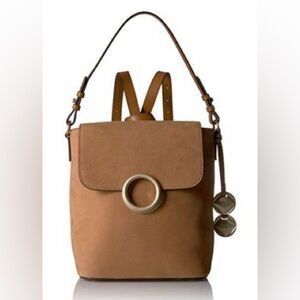 Calvin Klein Reese Suede Flap Convertible Backpack